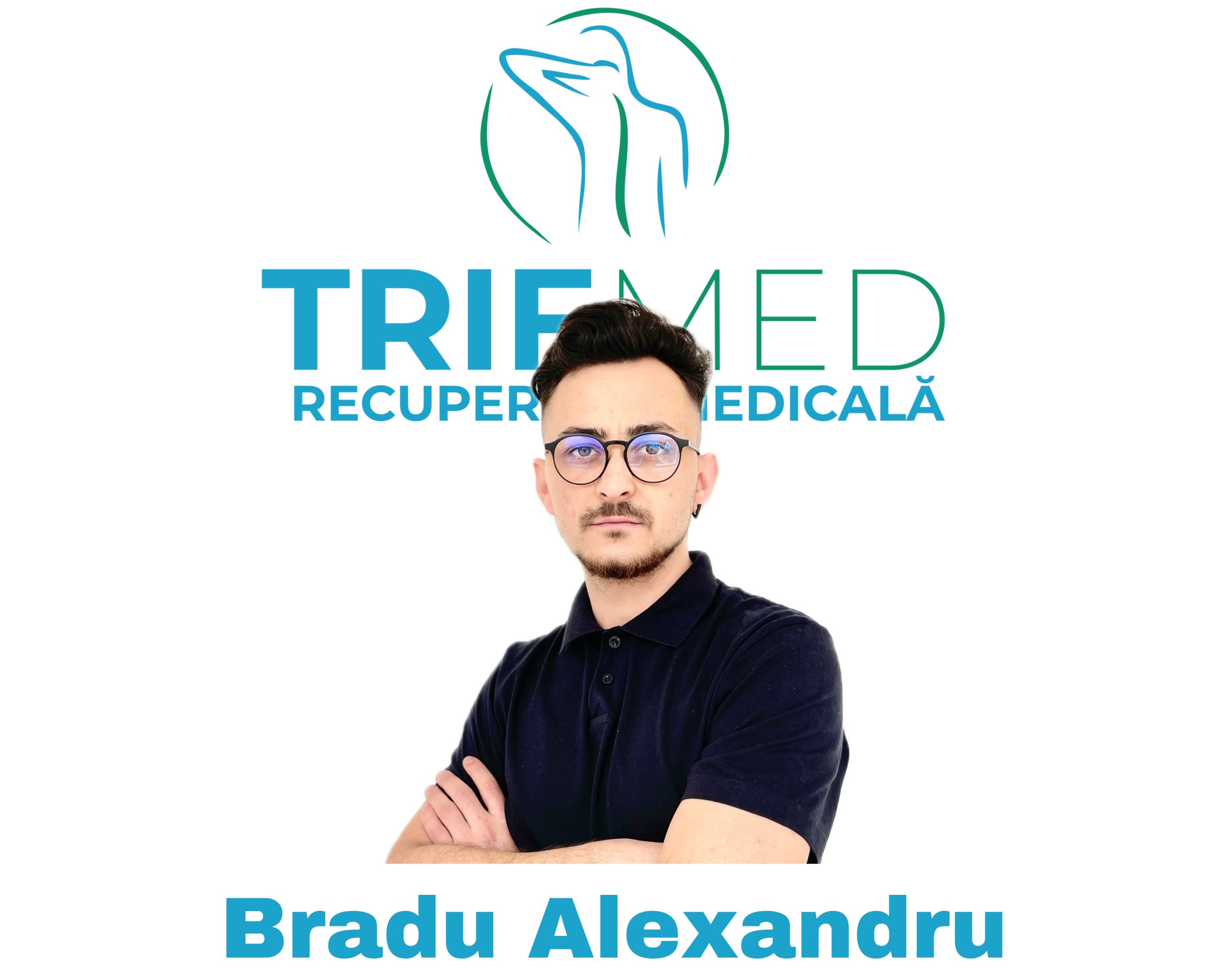 Bradu Alexandru, licențiat în kinetoterapie și motricitate specială, specialist în masaj terapeutic.