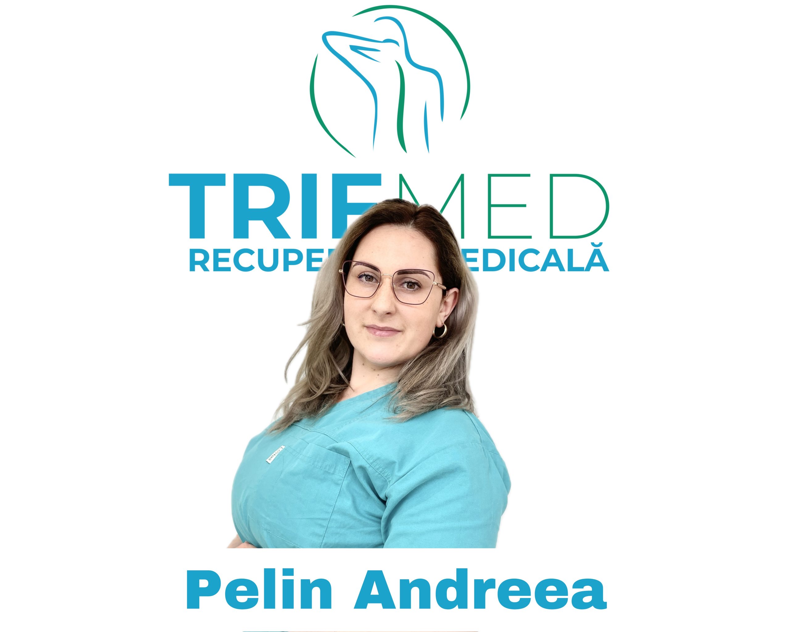 Pelin Andreea, asistent medical generalist și fizioterapeut pediatric, dedicată îngrijirii copiilor.